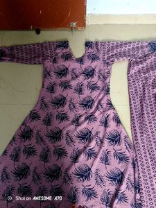 Purple Print Lounge Set