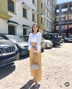 Floral Wide leg Pants 💛