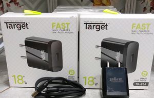 Target 18W Fast ChargingAdaptor With Cable KartFox