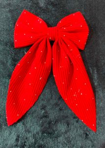 🎀Red Polka Dot Hair Bow
