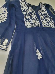 Embroided Georgett Tunic