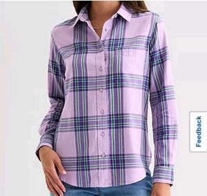 Lilac plaid Shirt