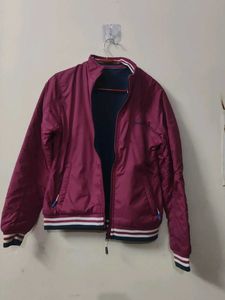 Burgundy Casual Jacket