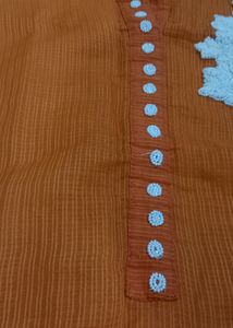 Orange Colour Kurti