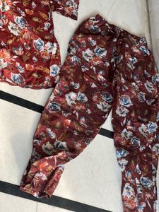 Floral Print Suit Set❤️