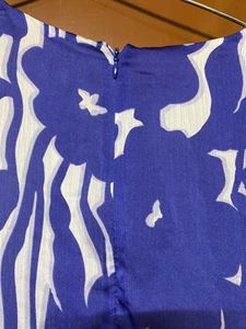 Pure Satin Fril Top For Bust Size 36-38