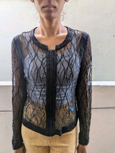 Black Net Jacket