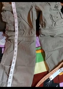 Convertible Cargo Pants &amp; Sweater woolen combo