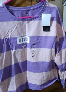 Women Striped Tshirt