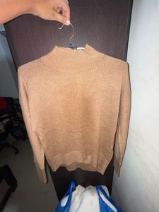Cozy Brown Turtleneck Sweater