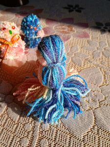 Handmade Yarn Bird Set
