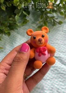 Cute Clay Teddy Bear
