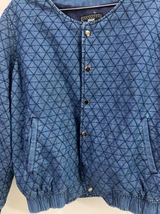 DENIM PUFFER JACKET