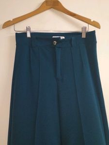 Green Wide Leg Trousers