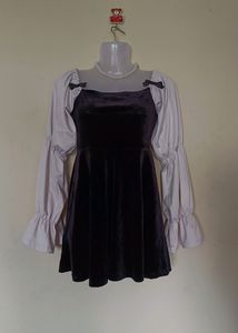 Coquette Black Dress