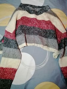Woolen Crop Sweater