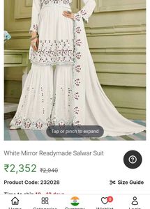 Faux Georgett Frock style Gharara