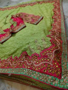 Designer Blouse With Saree 💝