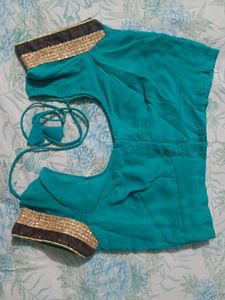 Elegant Teal Saree