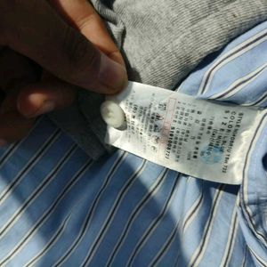 DICKIES Striped Shirt &amp; Carpenter Pants Set