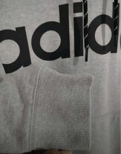 Authentic Adidas Grey Hoodie