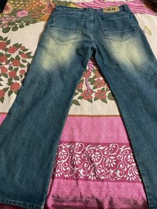 Oversized boot cut jeans