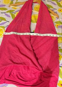 Beautiful Pink Halter Neck Top