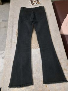 black jeans and like new dark peach top