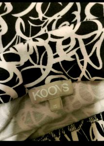 Black and White Pattern Bodycon Skirt