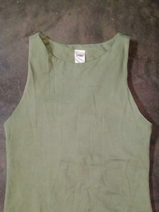 Green Sleeveless Bodysuit