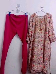 Floral Kurta Set,used