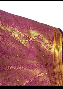 Heavy Banarasi Silk Saree..with 2 Blouses