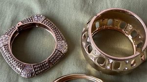 Golden Bangle Bracelets Set