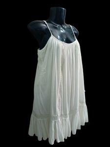 Crochet Trim Slip Dress Free Size Fit For M-L-XL