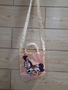 Cute Sequin Horse Purse