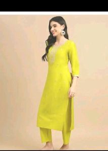 New/Unused Embroidered Kurta Set With Dupatta
