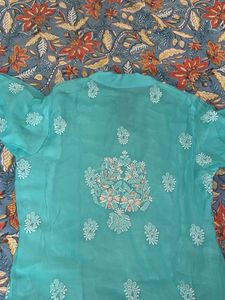 Elegant Pure Chickenkari Kurti