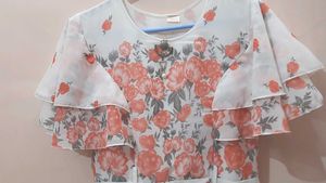 Floral Ruffle Mini Dress