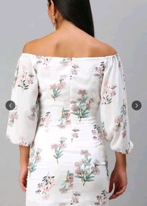 Floral Off-Shoulder Dress
