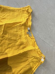 Yellow Sleeveless Top