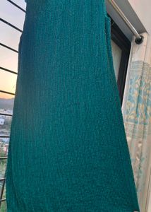 Teal Beaded Dress