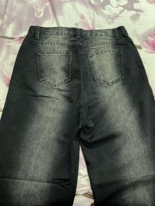 Wide Leg Black Jeans