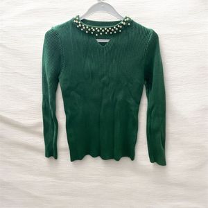 Green Pearl Embellished Top