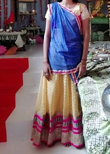 Beautiful Chikankari Work Lehanga Nd Top(Dupatta I
