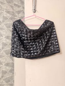 Sequin Embellished Bodysuit And Skirt Set