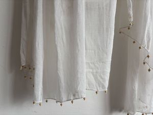 White Festive Dupatta