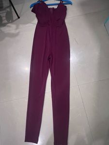 Burgundy Jumpsuit