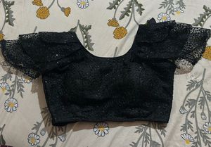 Black Sequins Blouse