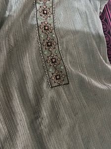 Sea Green Kurtha Set