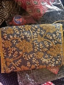 Fully Embroidery Sling Bag